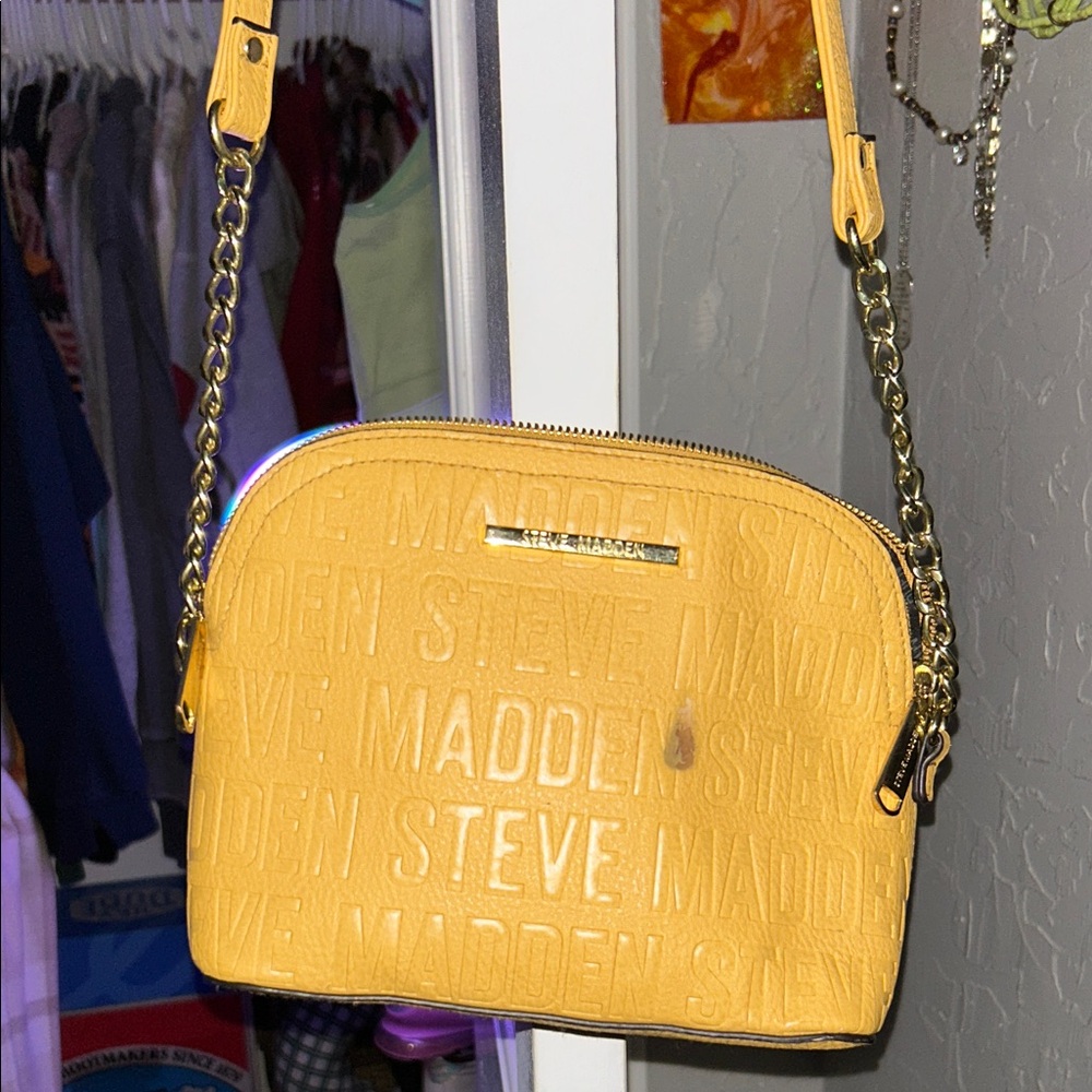 Steve Madden Mustard Yellow Bmarilyn Crossbody Bag